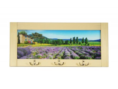 Вешалка настенная Лавандовое поле