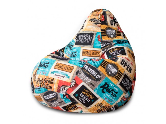 Кресло-мешок"Лейбл" XL 125x85"