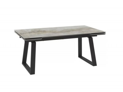 Cтол с керамическим покрытием Chelsy-180 (180+45+45)х98 / Stone gold premium cer/Черный)