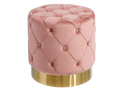 Пуф HD-10 MR22 (Велюр/темно-розовый)