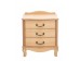 Прикроватная тумбочка Джульетта 3 ящика (Светлый дуб) Прикроватная тумбочка Джульетта 3 ящика (Светлый дуб)