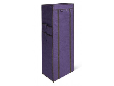 Стеллаж SHT-SS15-P (пластик-плотная ткань/черный-сине-фиолетовый) Стеллаж SHT-SS15-P (пластик-плотная ткань/черный-сине-фиолетовый)