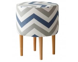 Пуф "Лекко" (Скандинавия Сине-серый)