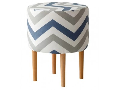 Пуф "Лекко" (Скандинавия Сине-серый)