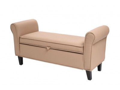 Пуф "Ринкон" (Морган) бежевый кожзам