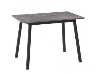 Cтол раздвижной ТИРК Радиал-110 (Дымчатая керамика/Черный) 110(140)х70