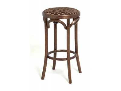 Табурет барный 650 Венский мягкий (темный тон, ткань 3 brown)