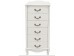 Комод "Джульетта" узкий 6 ящ. (молочный дуб) Вис