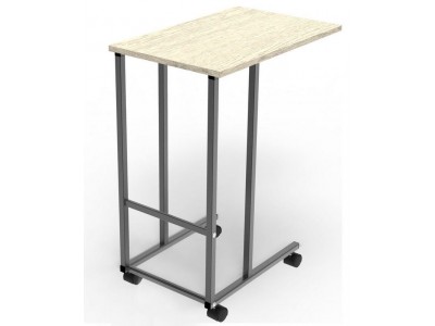 Подкатной стол СЛКС-3 (каркас черный/ясень шимо светлый) Подкатной стол СЛКС-3 (каркас черный/ясень шимо светлый)