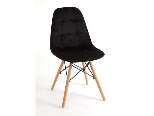 Стул 301K /Alex soft (B-4) Black Velvet