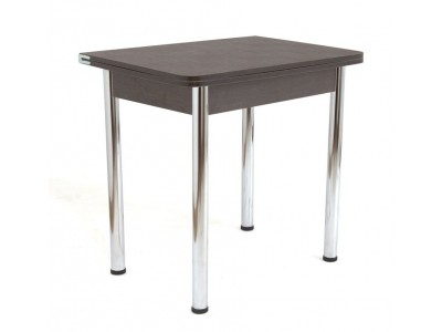 Стол обеденный ЛС-831 (Лен 8514/царги Венег/ноги Хром)