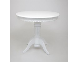 Стол "Милорд" (90 х120 + юбка) Белый