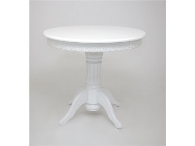 Стол "Милорд" (90 х120 + юбка) Белый