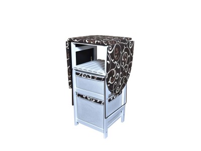 Комод гладильный Т-1М (Белый/обивка ткань №16)