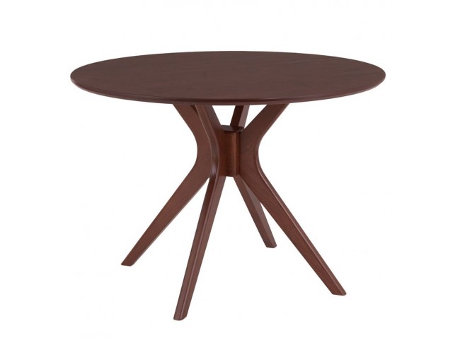 Стол Скандинавия D110 (темный орех + патина темная)