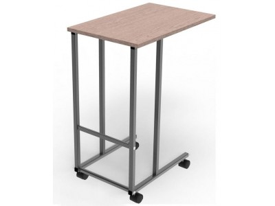 Подкатной стол СЛКС-3 (каркас черный/ясень шимо темный) Подкатной стол СЛКС-3 (каркас черный/ясень шимо темный)