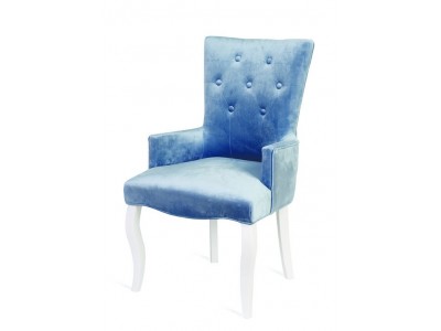 Кресло Виктория (эмаль белая / 9 - небесно-голубой)