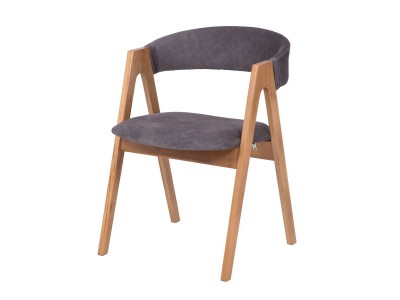 Стул "Честер 1" (бук/ткань Айсберг грей)