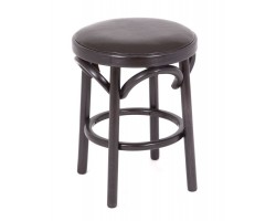 Табурет Венский мягкий (венге, экокожа коричневая)