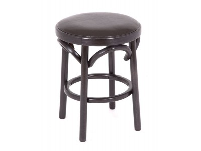 Табурет Венский мягкий (венге, экокожа коричневая)