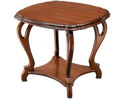 Стол журнальный "Кофейный П" (орех) Вис