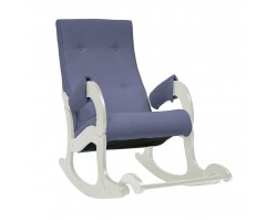 Кресло-качалка Модель 707 (Verona Denim Blue/дуб шампань)