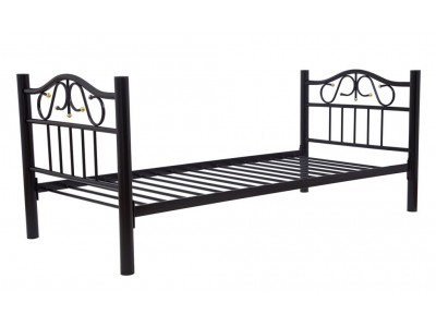 Кровать Ranza 90х200 односпальня (Черный) УЦЕНКА