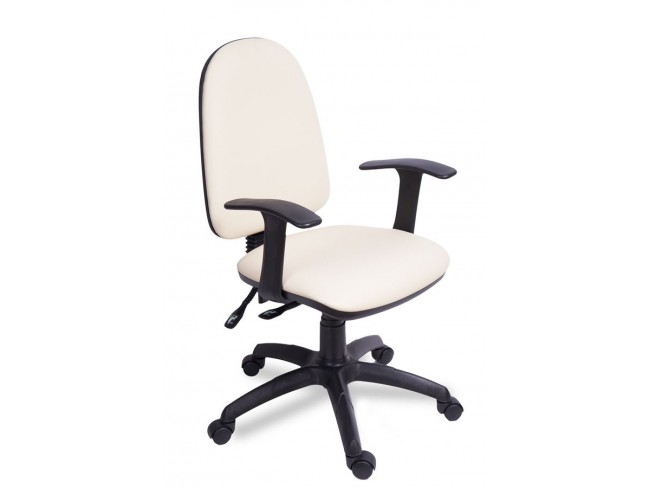 Кресло Престиж new Т Lux кож/зам (бежевый)