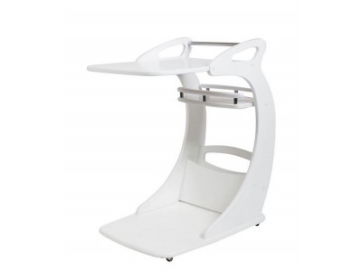 Подкатной столик "Фаворит" (молочный дуб) Вис