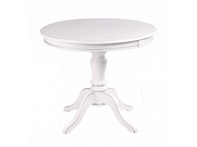 Стол "Эгина-2" (Белый/патина серебро/шпон дуб)