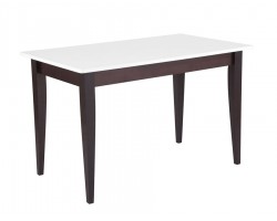 Стол Квадро (1200*700+300/цвет столешницы Белый/цвет ножек Белый)