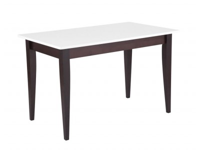 Стол Квадро (1200*700+300/цвет столешницы Белый/цвет ножек Белый)