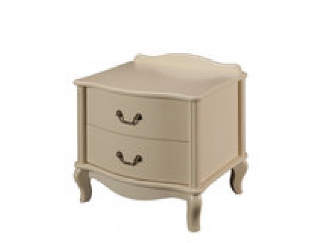 Прикроватная тумбочка Джульетта (2 ящика) Дуб шампань Ls