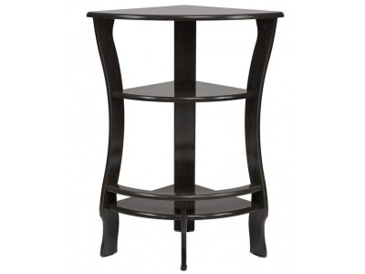 Этажерка угловая "Грейс" (венге ) Вис Этажерка угловая "Грейс" (венге ) Вис