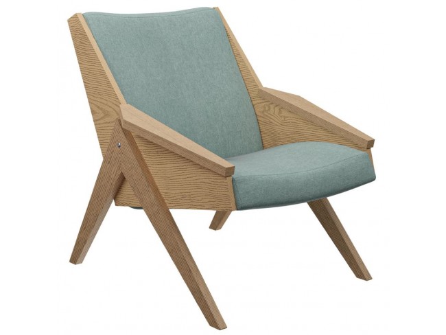 Кресло для отдыха "Амбер-Д" (Дуб, ткань Soro 34)