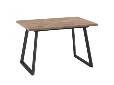 Стол раздвижной Loft-120(160)х80 Дуб велингтон/Чёрный