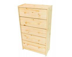 Комод "Раст" 5 ящиков (натуральный)
