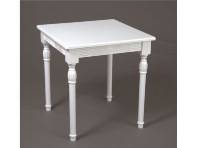 Стол журнальный "Мили" (белый / 53х53хН55) Стол журнальный "Мили" (белый / 53х53хН55)