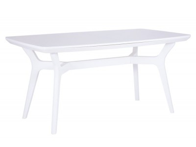 Стол Фиджи 1600(2100)х900, цвет белая эмаль