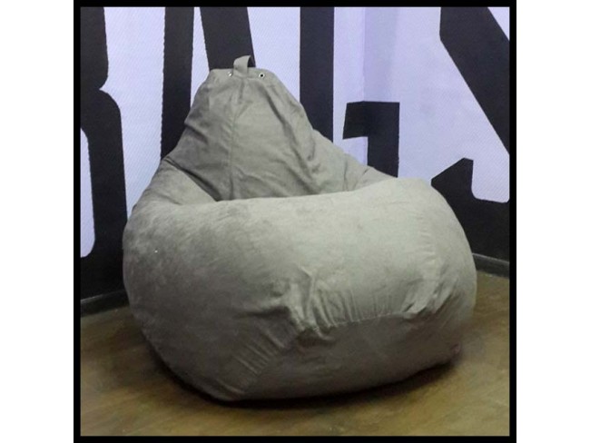 Кресло Мешок Аполена Мышино-Серый XL 125x85