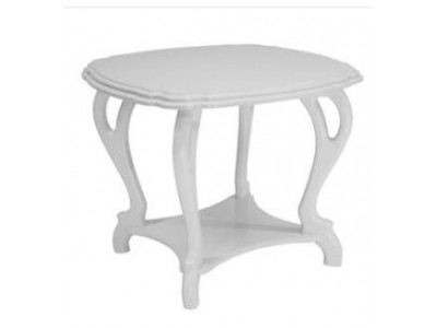 Стол журнальный "Кофейный П" (молочный дуб) Вис