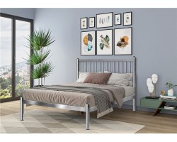 Кровать АРЗУ (140х200/металлическое основание, усиленное) Хром