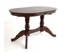 Стол обеденный Овальный-1300 (темный тон)