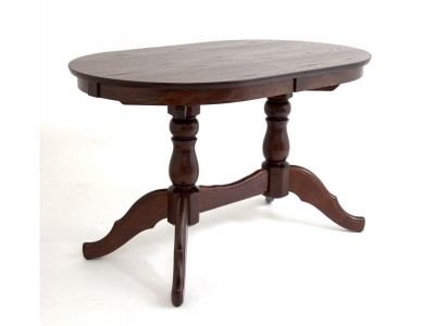 Стол обеденный Овальный-1300 (темный тон)