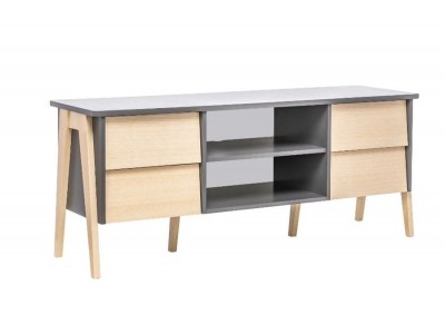 ТВ-тумба "Сканди" (Натуральное дерево/серый ясень) ТВ-тумба "Сканди" (Натуральное дерево/серый ясень)