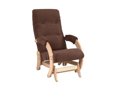 Кресло- гляйдер Модель 68 (Verona Brown/натуральное дерево/шпон)