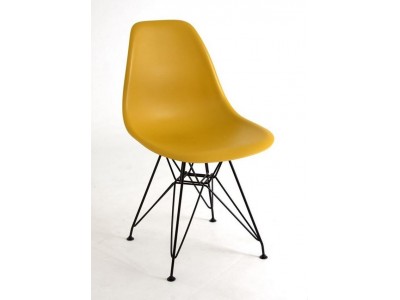Стул с металлическим основанием 622 BK-ML (YELLOW 11/металл Чёрный)