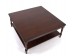 Стол журнальный "Луиджи-16" (темный орех/патина темная / 110х110хН45) Стол журнальный "Луиджи-16" (темный орех/патина темная / 110х110хН45)