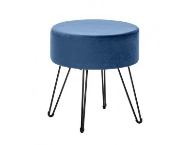 Пуф Кома (ткань велюр Дарк Блю)