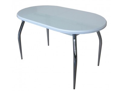 Стол БАКАР 3D (белые цветы)